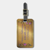 Meer dan Elegance Custom Bagagelabel (Voorkant verticaal)