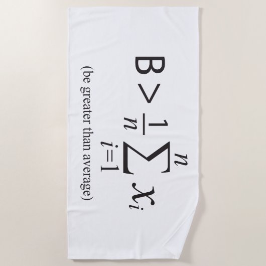 Meer dan gemiddelde handdoek zijn (Voorkant)