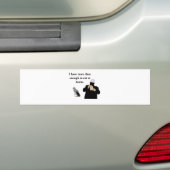 Meer dan genoeg om te eten bumpersticker (Op auto)