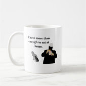 Meer dan genoeg om te eten koffiemok (Links)