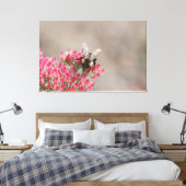 Meer dan gesneden bijendoek canvas afdruk (Insitu (Slaapkamer))
