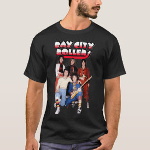 Meer dan Geweldige Band Bay City Rollers Music Roc T-shirt