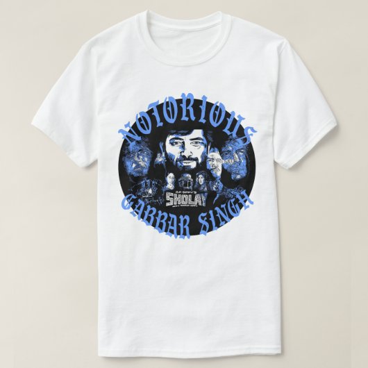 Meer dan Geweldige Sholay T-shirt (Design voorkant)