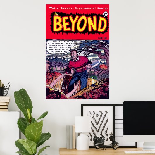 Meer dan handen van de Grave Horror  strips Poster (Thuiskantoor)