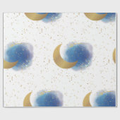 Meer dan het Moon Wrapping Paper Cadeaupapier (Vlak)