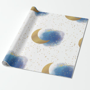 Meer dan het Moon Wrapping Paper Cadeaupapier