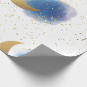 Meer dan het Moon Wrapping Paper Cadeaupapier (Hoek)