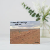 Meer dan het oog kan zien. briefkaart (Staand voorkant)