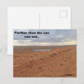 Meer dan het oog kan zien. briefkaart (Voorkant / Achterkant)