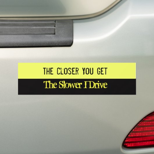 Meer dan je krijgt bumpersticker (Op auto)
