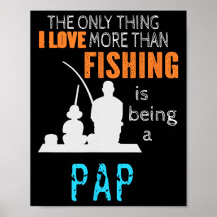 Meer Dan Liefde Vissen Pap Speciale Grootvader Poster
