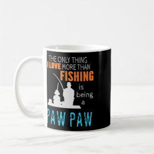 Meer dan liefde vissen Paw Paw Speciale Grootvader Koffiemok