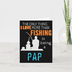 Meer dan liefde Vist Pap Special Grandpa Kaart
