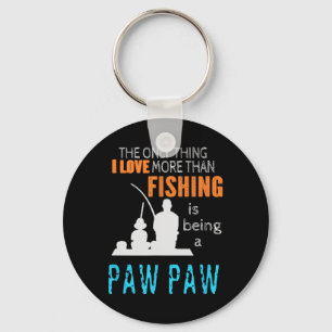 Meer dan liefde Vist Paw Special Grandpa Sleutelhanger