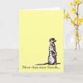 Meer dan meer de kaart van vrienden meerkat (Gele Bloem)