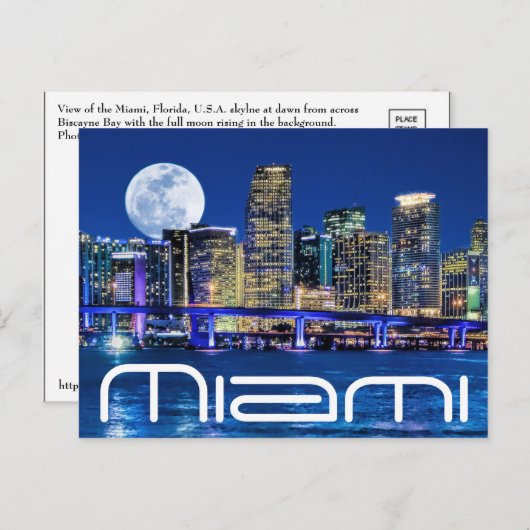 MEER DAN MIAMI. BRIEFKAART (Voorkant / Achterkant)