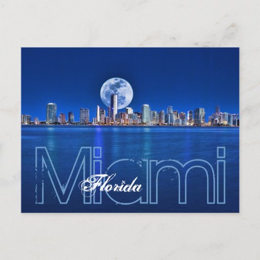 MEER DAN MIAMI. BRIEFKAART (Voorkant)