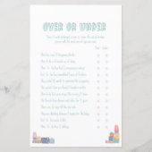 Meer dan onder Adventure Baby shower Game (Voorkant)