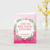 Meer dan oprechte Moederdag Kaart (Gele Bloem)