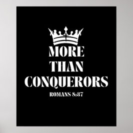 Meer dan overwinnaars (Romeinen 8:37) Poster