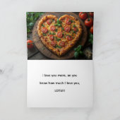 MEER DAN PIZZA, LIEFDESKAART BEDANKKAART (Binnen)