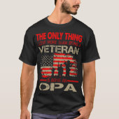 Meer dan veteranen die opa zijn t-shirt (Voorkant)