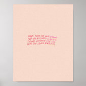 meer dan zij bekend stond om haar prestaties, poster (Voorkant)