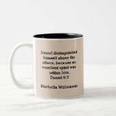 MEER DAN Zwarte geschiedenismaand Tweekleurige Koffiemok (Links)