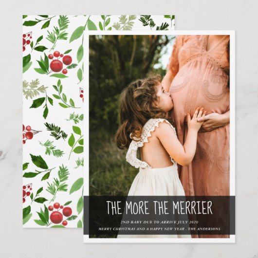 Meer de aankondiging van de geboorte van de Merrie (Voorkant / Achterkant)