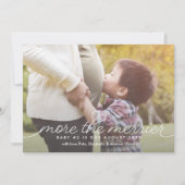 Meer de Kaart van de Aankondiging van de Zwangersc (Voorkant)