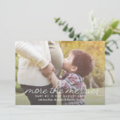 Meer de Kaart van de Aankondiging van de Zwangersc (Staand voorkant)