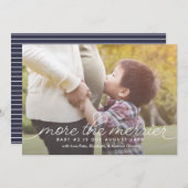 Meer de Kaart van de Aankondiging van de Zwangersc (Voorkant / Achterkant)