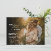 Meer De Merrier Kerst 2e Baby Aankondiging (Staand voorkant)