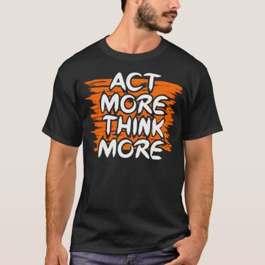 Meer denken t-shirt (Voorkant)