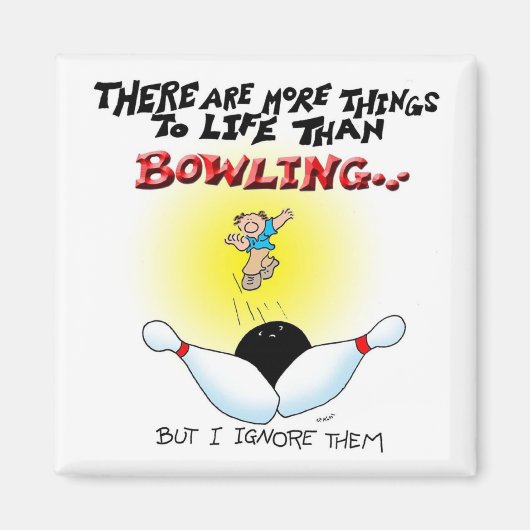 Meer dingen dan bowlen magneet (Voorkant)