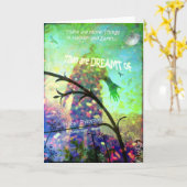 'Meer dingen' wenskaart Kaart (Gele Bloem)