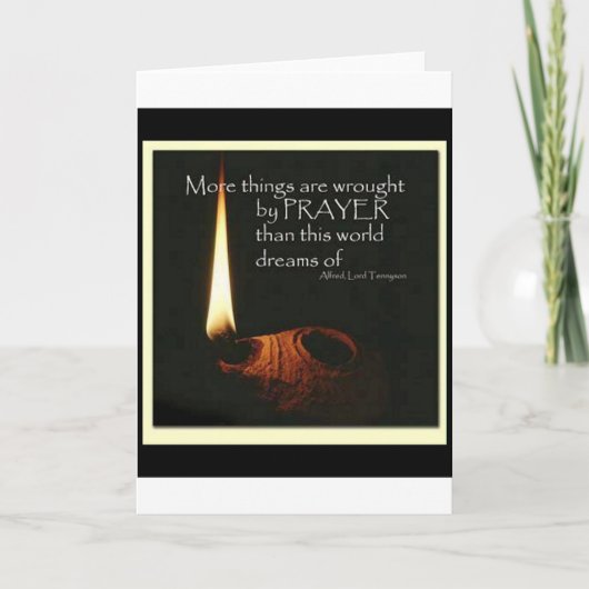 Meer Dingen zijn Vervaardigd door Gebed Kaart (Voorkant)