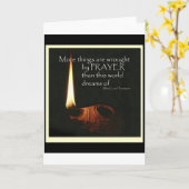 Meer Dingen zijn Vervaardigd door Gebed Kaart (Gele Bloem)