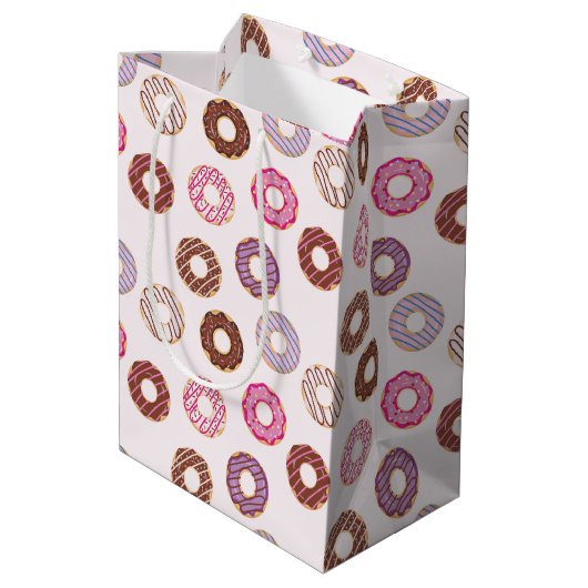 Meer donuts medium cadeauzakje (Achterkant Gekanteld)