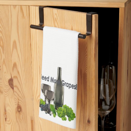 Meer druiven nodig theedoek (Derde Gevouwen)