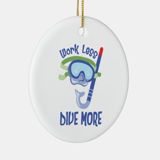 Meer duiken keramisch ornament (Rechts)