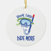 Meer duiken keramisch ornament (Voorkant)