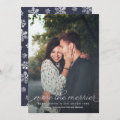 Meer een kerstkaart voor zwangerschap bij Merrier (Voorkant / Achterkant)