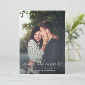 Meer een kerstkaart voor zwangerschap bij Merrier (Staand voorkant)