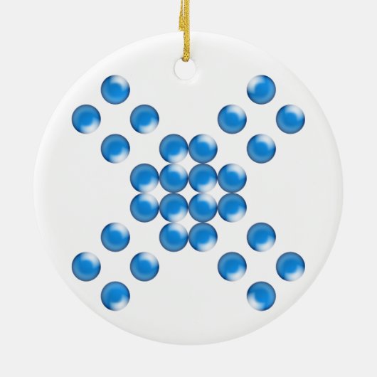 meer eenpels keramisch ornament (Achterkant)