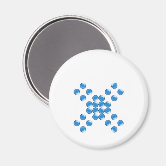 meer eenpels magneet (Voorkant / Achterkant)