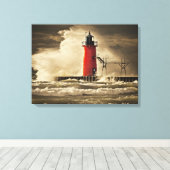 Meer effect canvas afdruk (Insitu (Houten vloer))