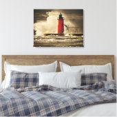 Meer effect canvas afdruk (Insitu (Slaapkamer))