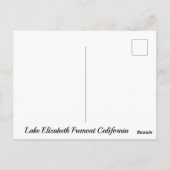 Meer Elizabeth Fremont Ca. Briefkaart (Achterkant)
