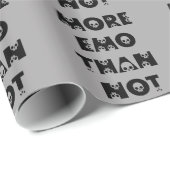 MEER EMO DAN NIET DARK ZWARTE GRAY SKULLS DEPR CADEAUPAPIER (Rol Hoek)